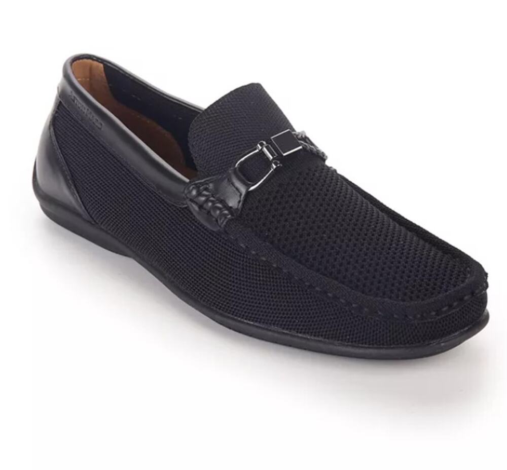 Aston Marc WALK-01 Shoes Mens Size 11 Black Mesh Driving Loafers New Box
